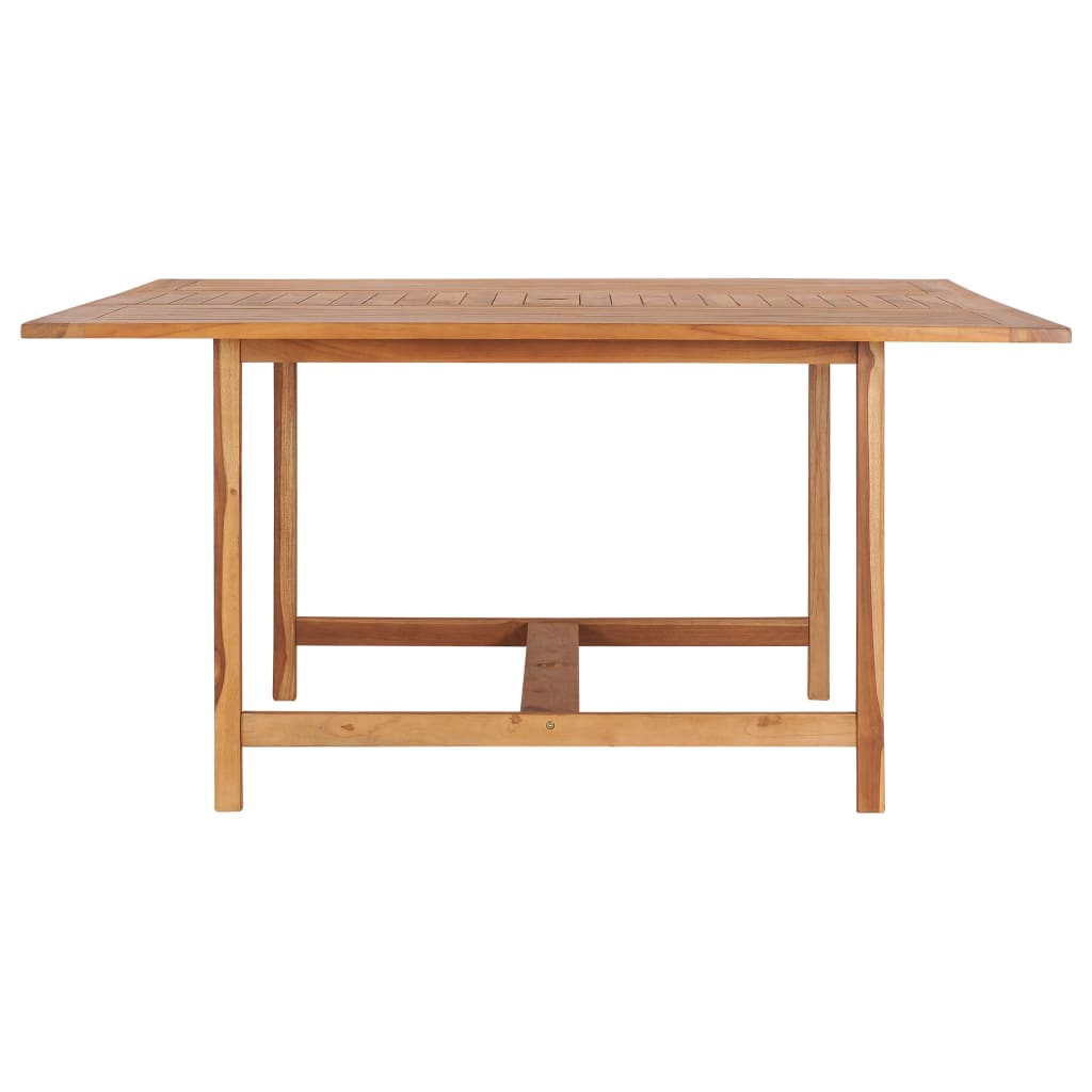 Mesa De Jardín De Madera Maciza De Teca
