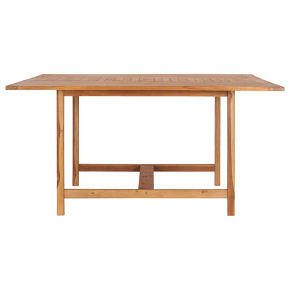 Mesa De Jardín De Madera Maciza De Teca