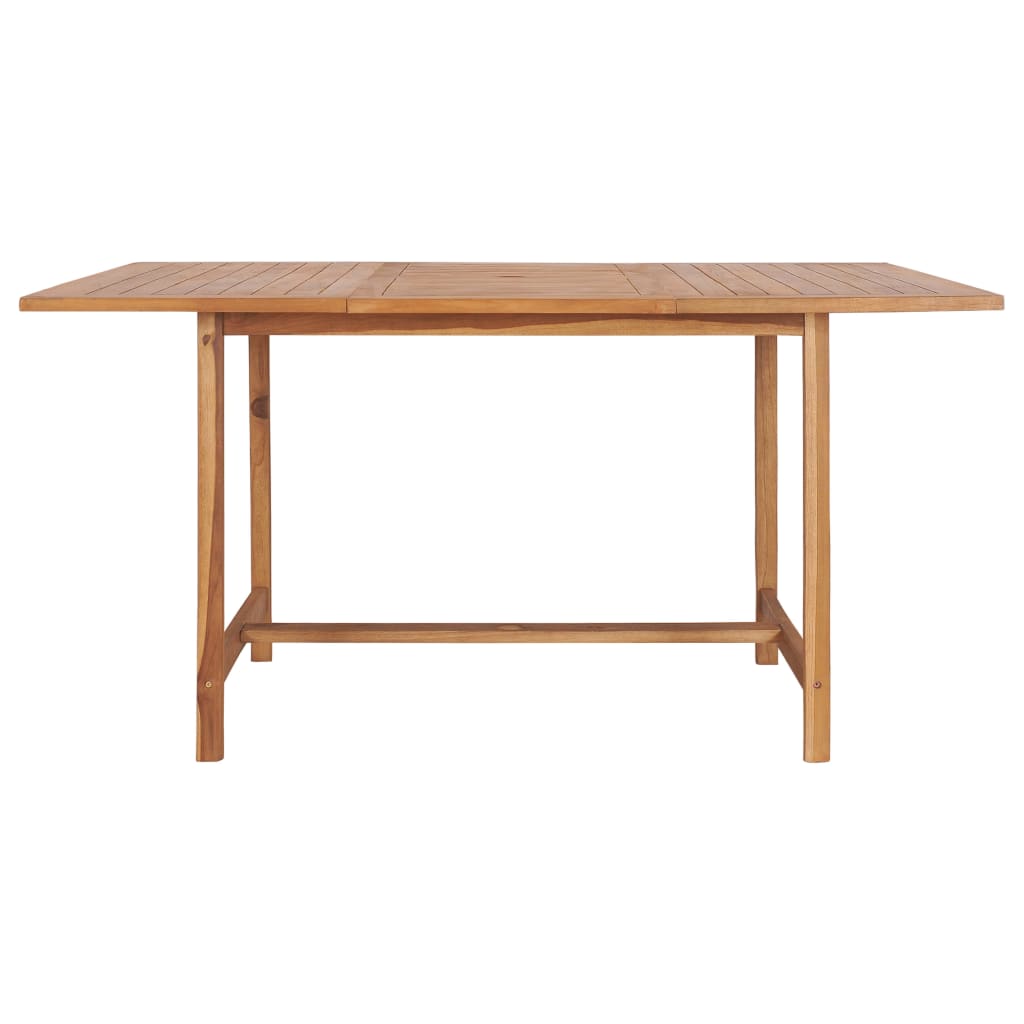 Mesa De Jardín De Madera Maciza De Teca