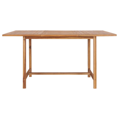 Mesa De Jardín De Madera Maciza De Teca