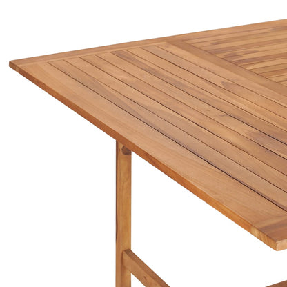 Mesa De Jardín De Madera Maciza De Teca