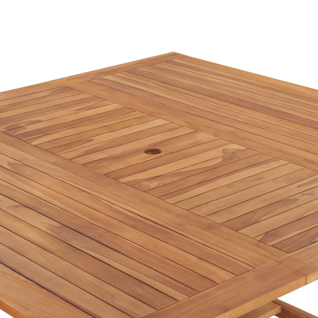 Mesa De Jardín De Madera Maciza De Teca