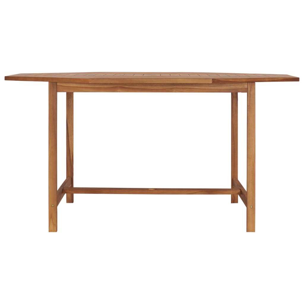 Mesa De Jardín De Madera Maciza De Teca