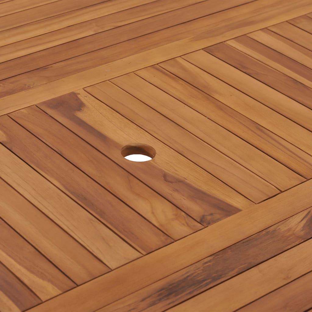 Mesa De Jardín De Madera Maciza De Teca