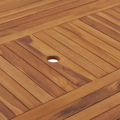 Mesa De Jardín De Madera Maciza De Teca