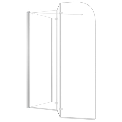 Mampara De Ducha De Vidrio Templado Transparente 120X69X130 Cm
