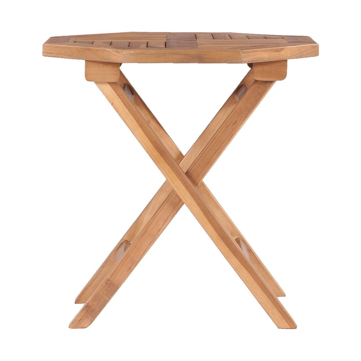 Mesa De Jardín Plegable Madera Maciza De Teca 45X45X45 Cm