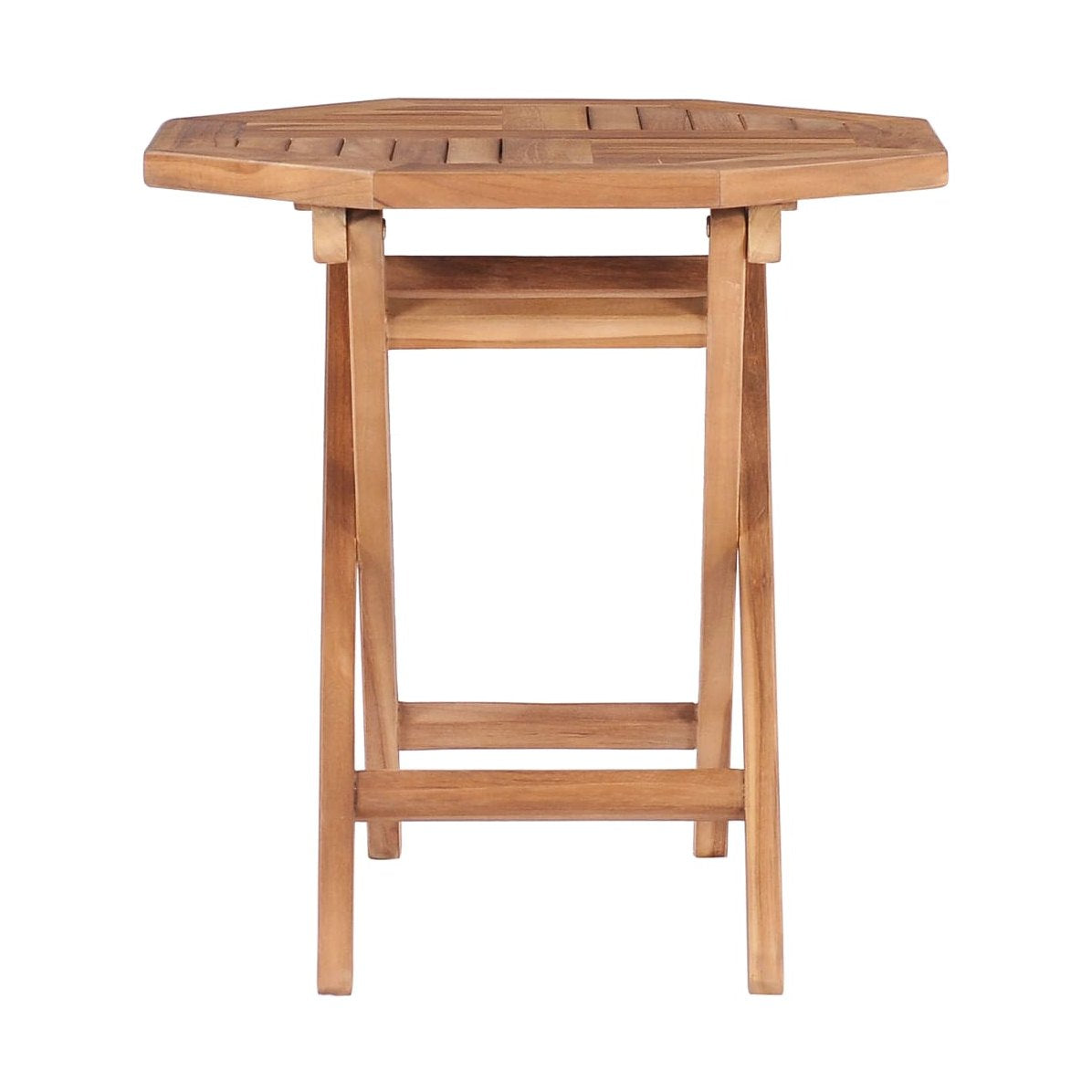 Mesa De Jardín Plegable Madera Maciza De Teca 45X45X45 Cm
