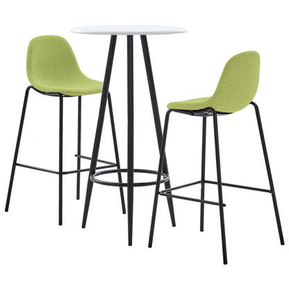 Juego De Mesa Alta Y Taburetes 3 Piezas Tela