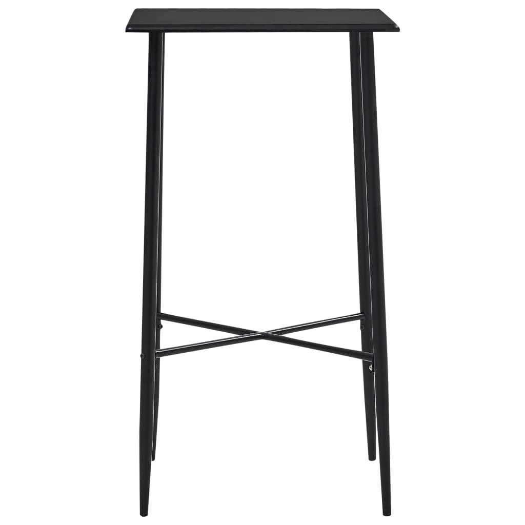 Juego De Mesa Alta Y Taburetes 3 Piezas Tela