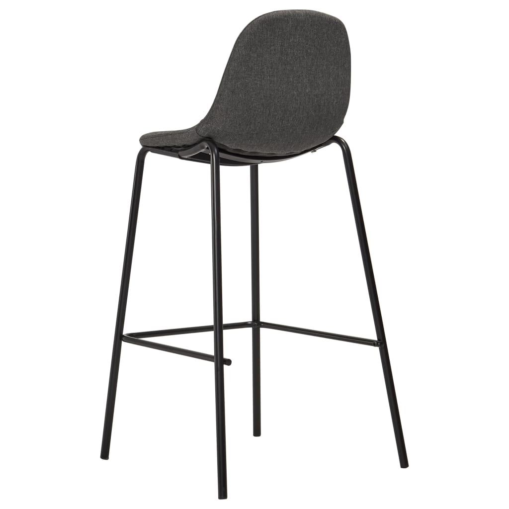 Juego De Mesa Alta Y Taburetes 3 Piezas Tela