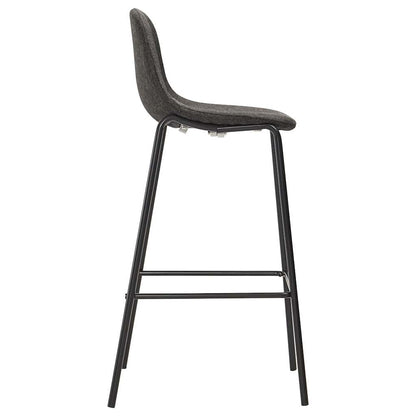 Taburetes De Cocina 6 Unidades Tela Gris Oscuro