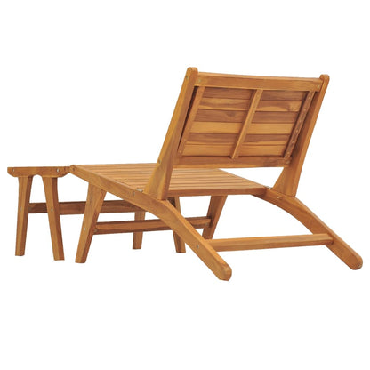 Silla De Jardín De Madera Maciza De Teca