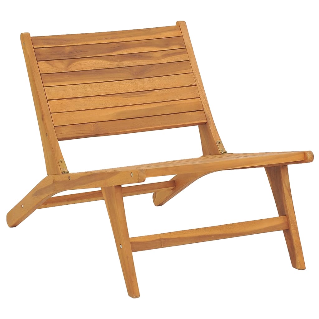 Silla De Jardín De Madera Maciza De Teca