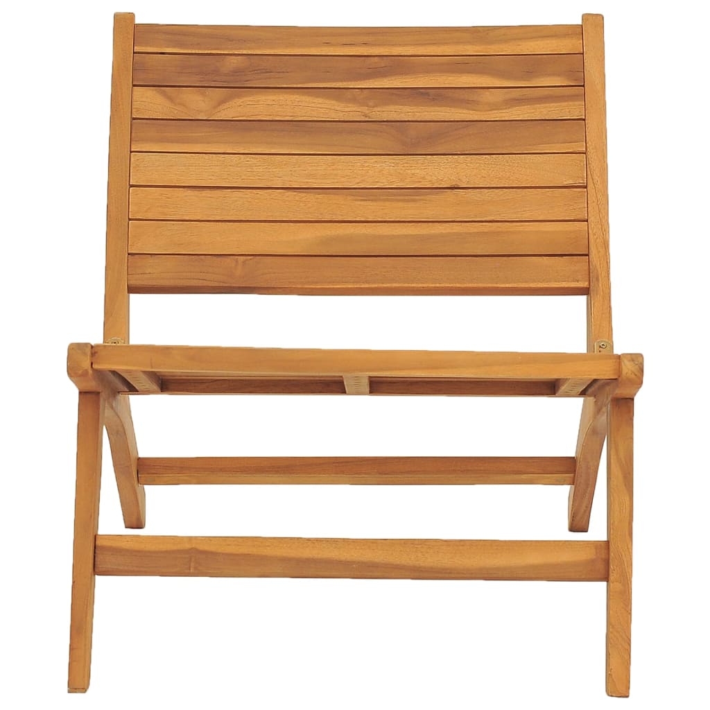 Silla De Jardín De Madera Maciza De Teca