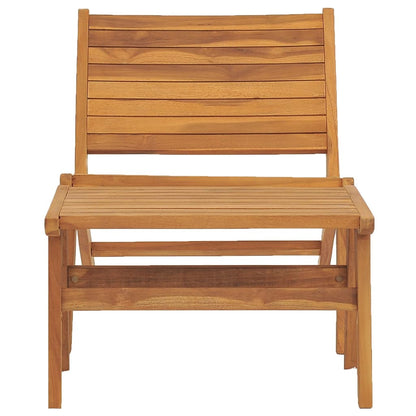 Silla De Jardín De Madera Maciza De Teca