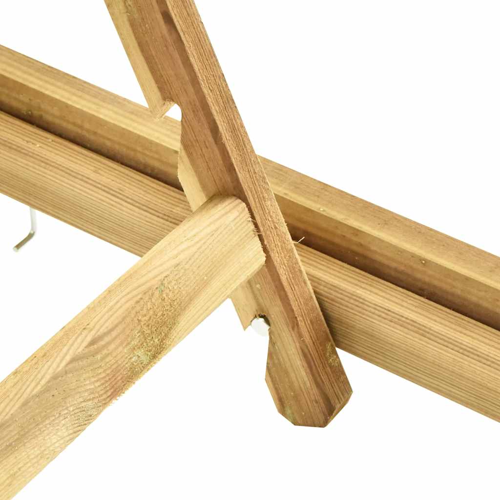 Tumbona De Madera De Pino Impregnada