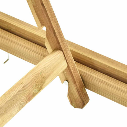 Tumbona De Madera De Pino Impregnada