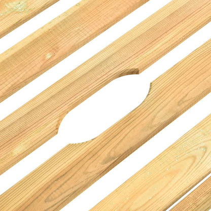 Tumbona De Madera De Pino Impregnada