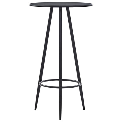 Juego De Mesa Alta Y Taburetes 3 Piezas Tela