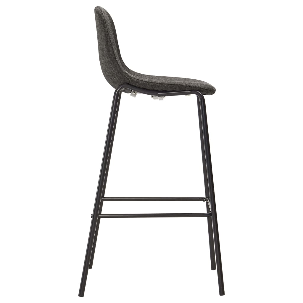 Juego De Mesa Alta Y Taburetes 3 Piezas Tela