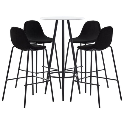 Juego De Mesa Alta Y Taburetes 3 Piezas Tela