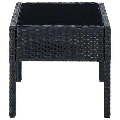 Mesa De Jardín Ratán Sintético 75X40X37 Cm