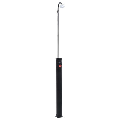 Ducha Solar De Jardín Negro 215 Cm 8 L