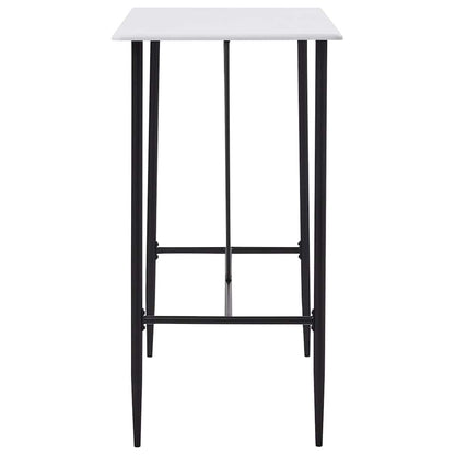 Juego De Mesa Alta Y Taburetes 5 Piezas Tela