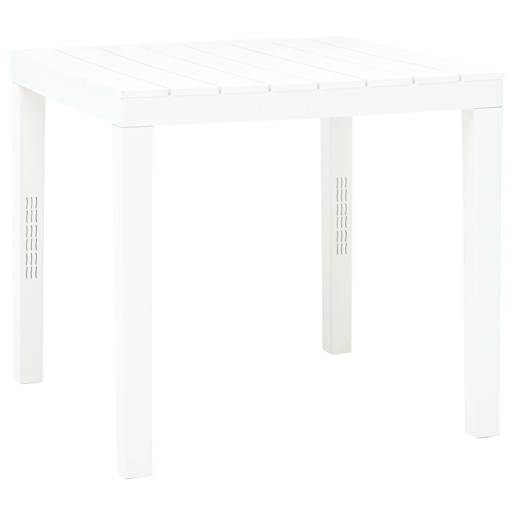 Mesa De Jardín De Plástico Color 78X78X72 Cm