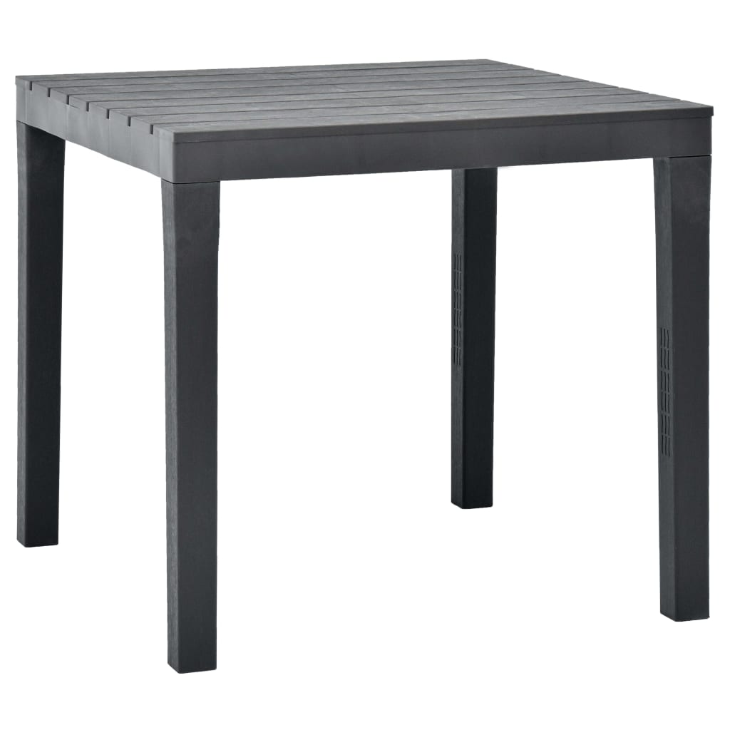 Mesa De Jardín De Plástico Color 78X78X72 Cm