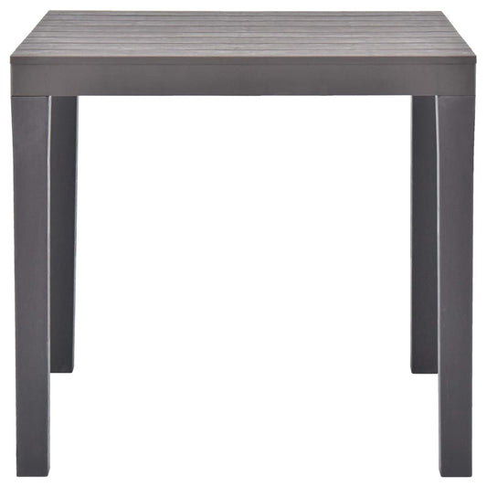 Mesa De Jardín De Plástico Color 78X78X72 Cm