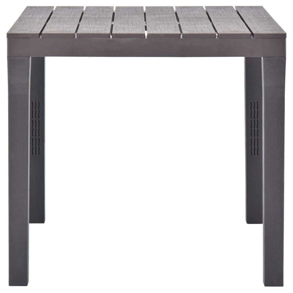 Mesa De Jardín De Plástico Color 78X78X72 Cm
