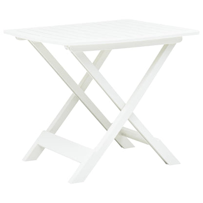 Mesa De Jardín Plegable De Plástico 79X72X70 Cm