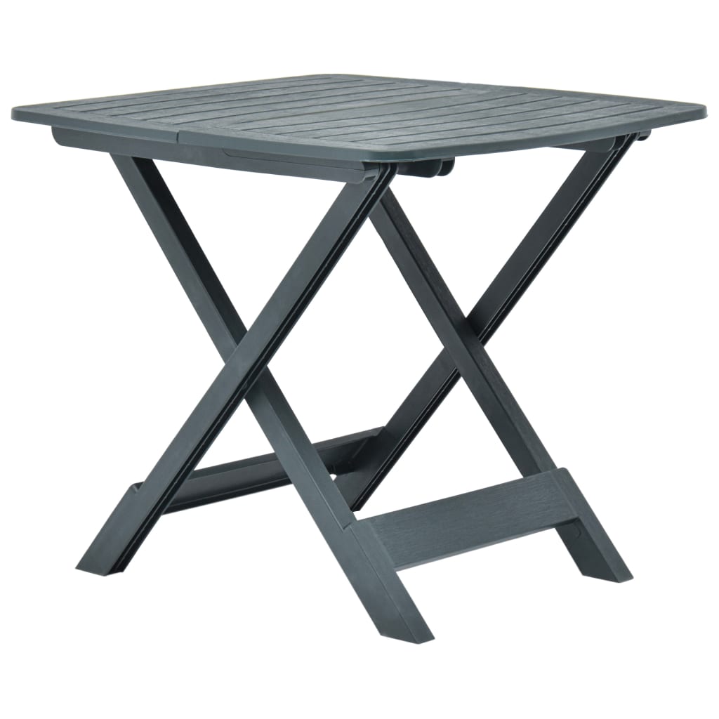 Mesa De Jardín Plegable De Plástico 79X72X70 Cm