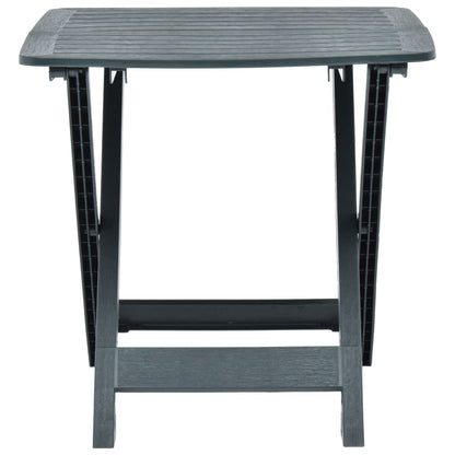 Mesa De Jardín Plegable De Plástico 79X72X70 Cm