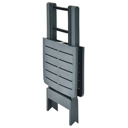 Mesa De Jardín Plegable De Plástico 79X72X70 Cm