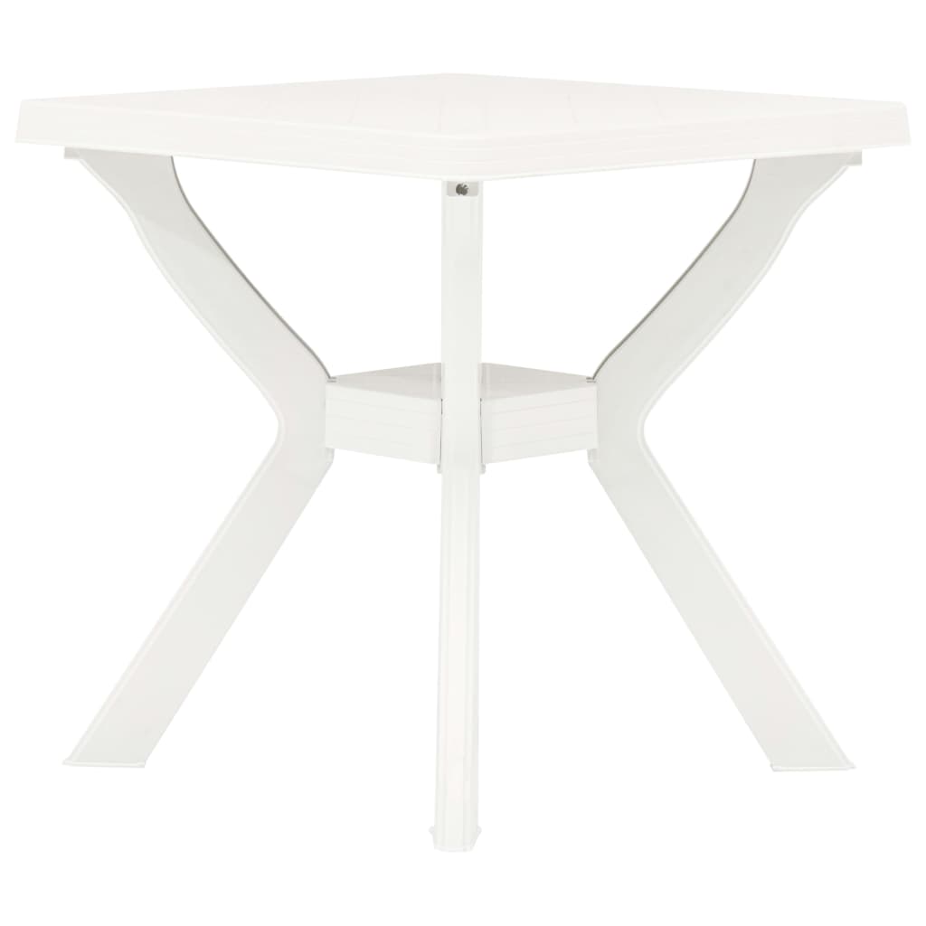 Mesa Bistro Blanca Plástico 70X70X72 Cm