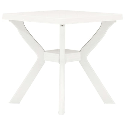 Mesa Bistro Blanca Plástico 70X70X72 Cm