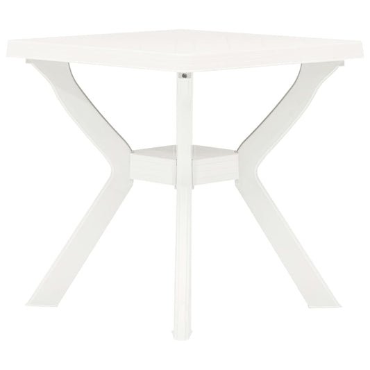 Mesa Bistro Blanca Plástico 70X70X72 Cm