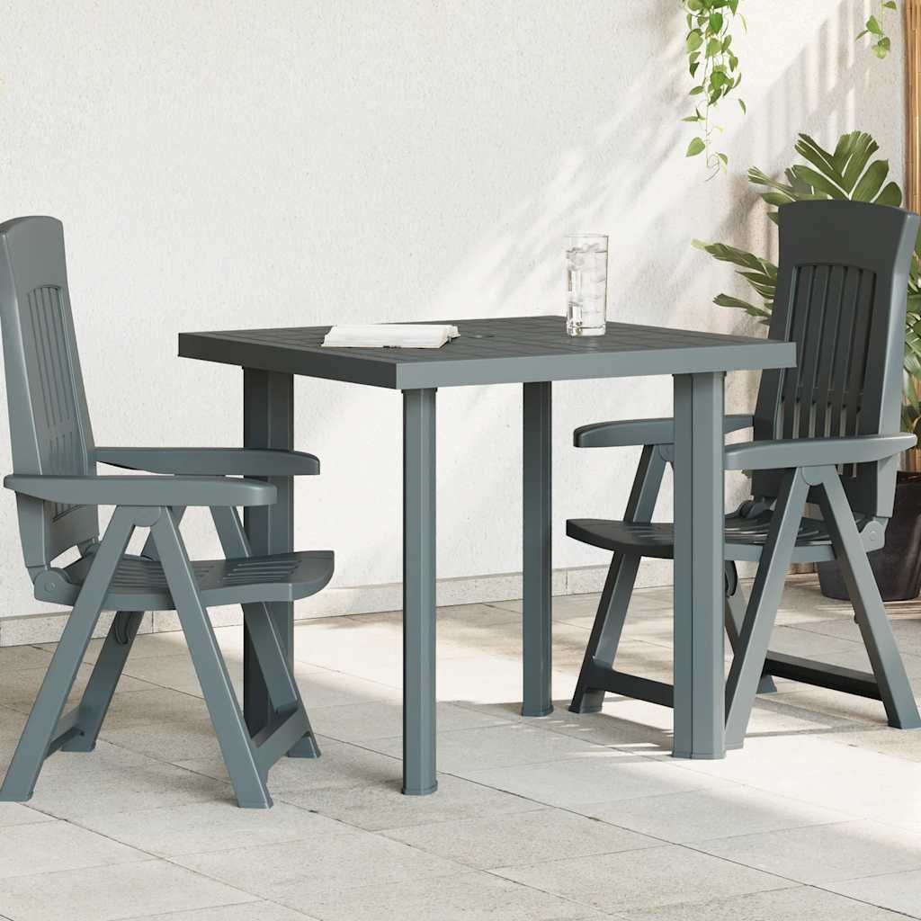 Mesa De Jardín De Plástico 80X75X72 Cm