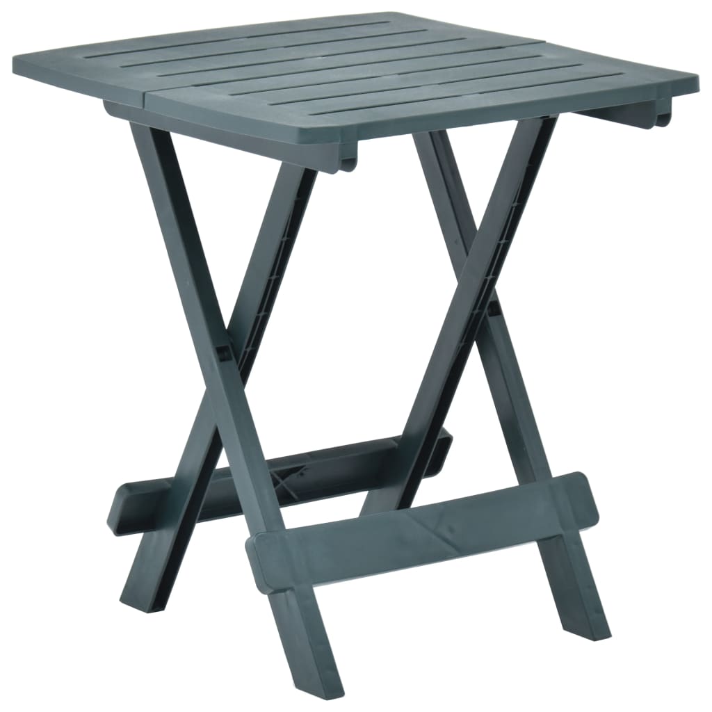 Mesa Plegable De Jardín Plástico Gris 45X43X50 Cm