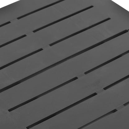 Mesa Plegable De Jardín Plástico Gris 45X43X50 Cm