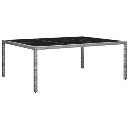 Mesa De Comedor De Jardín 200X150X74 Cm Ratán Sintético