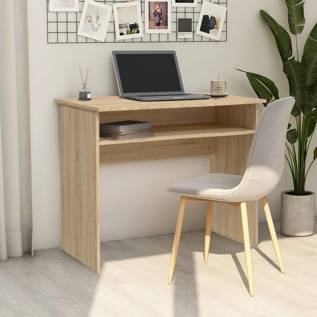 Escritorio 90X50X74 Cm Madera De Ingeniería