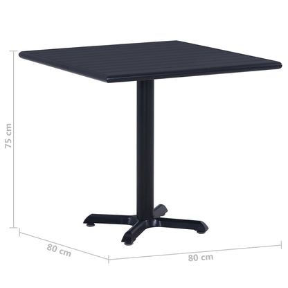 Mesa De Jardín Negra