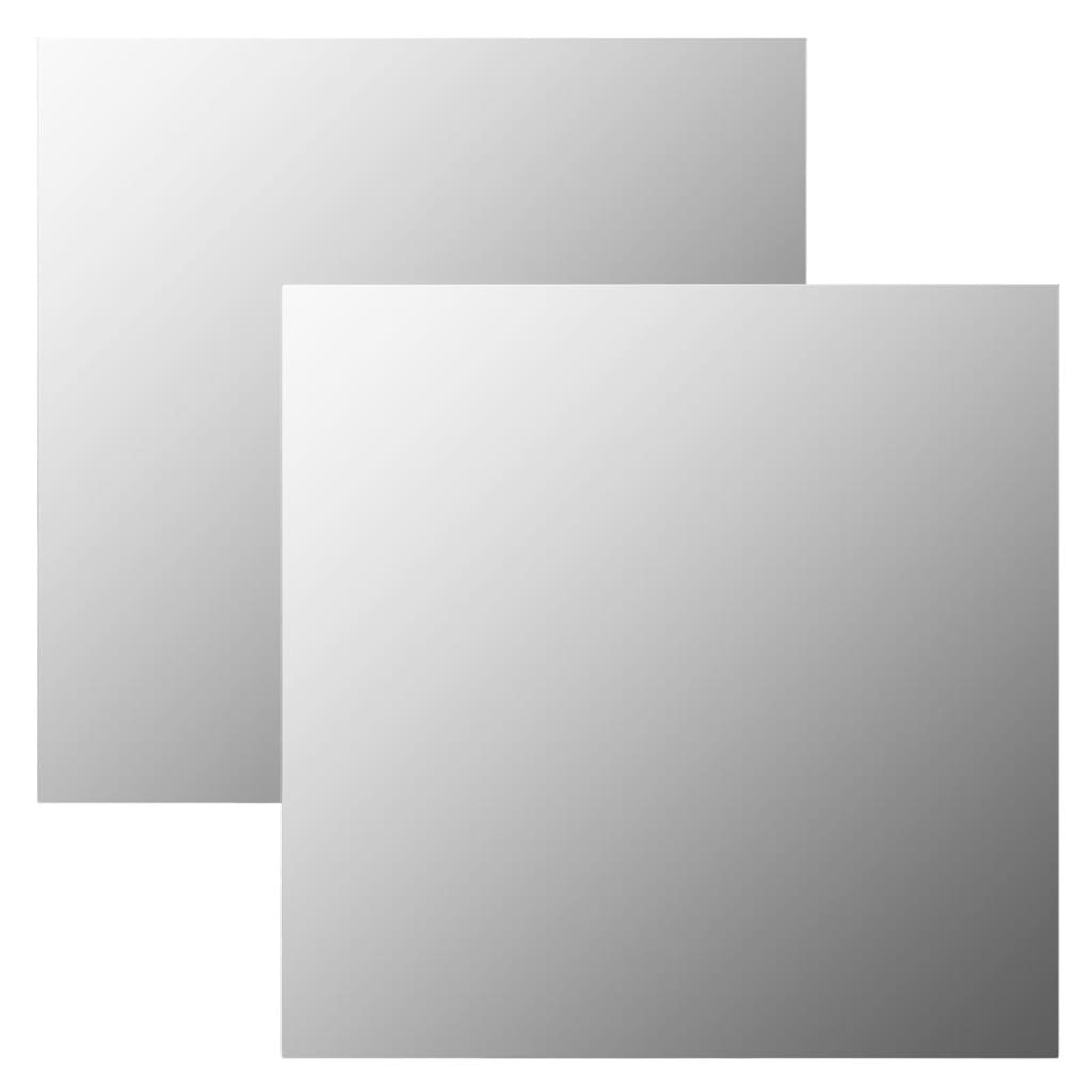 Espejo De Pared Con Luces Led Cuadrado De Vidrio