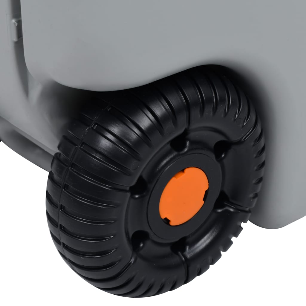 Depósito De Agua Con Ruedas Para Camping Gris 25 L