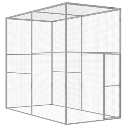 Jaula Para Gatos Acero Galvanizado 3X3X2,5 M
