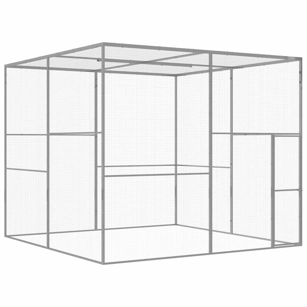 Jaula Para Gatos Acero Galvanizado 3X3X2,5 M